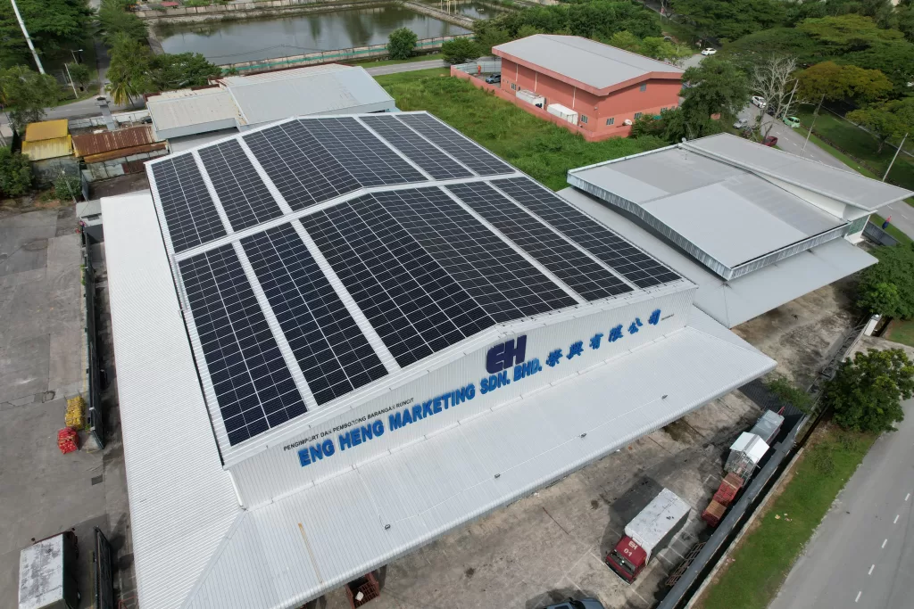 Petron Petrol Station solar install — Johor